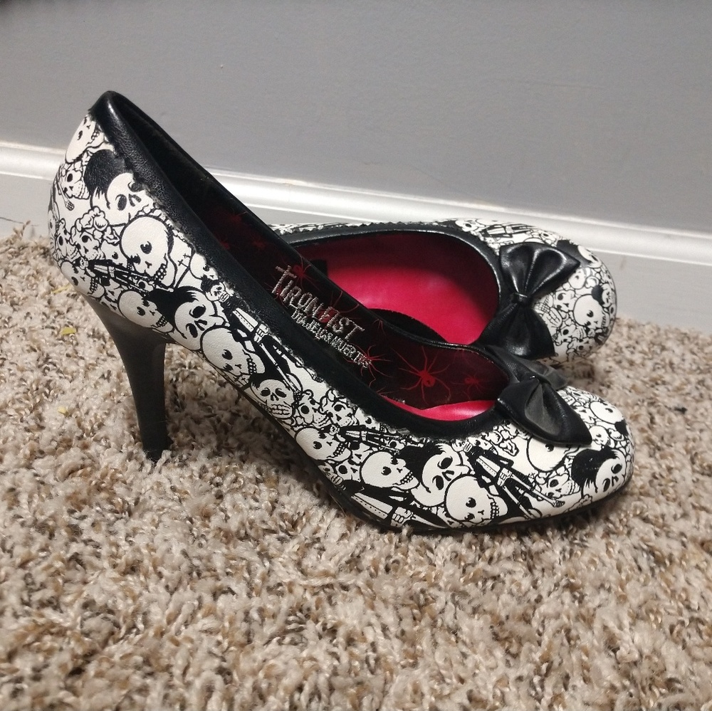 Iron Fist Skull Heels